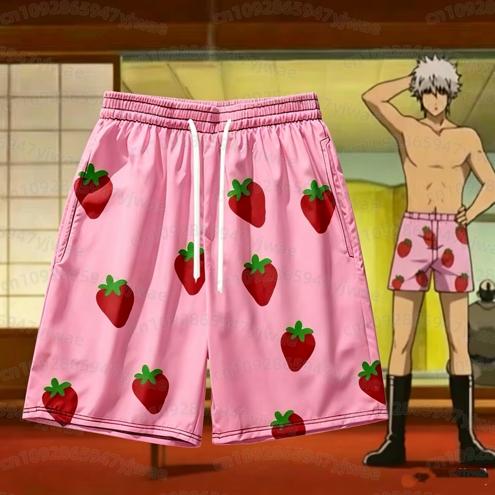 Anime & Cosplay Expo Acx 2025 - Pantalones Cortos Rosados con Estampado de