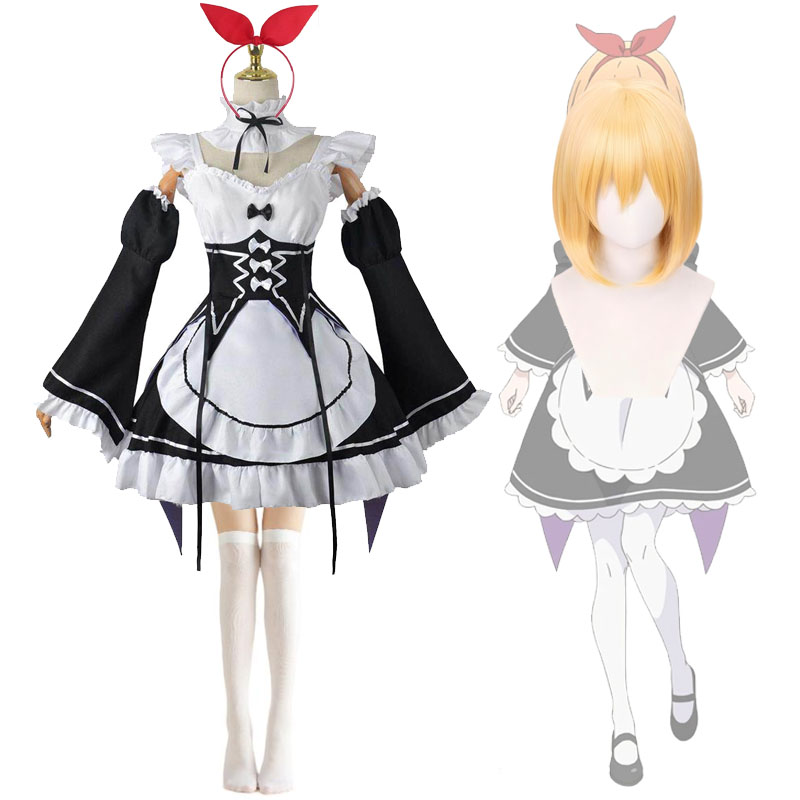 Anime Cosplay Re Zero - Disfraces de Re:ZERO, Vestido de Cosplay
