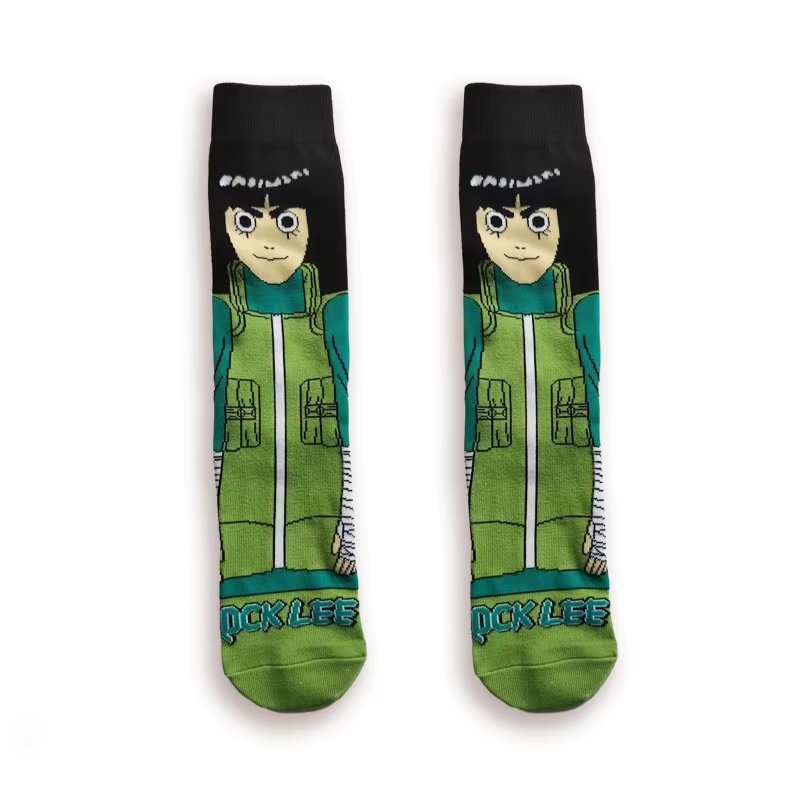 Naruto Headband Metal - Calcetines hasta la pantorrilla con estampado