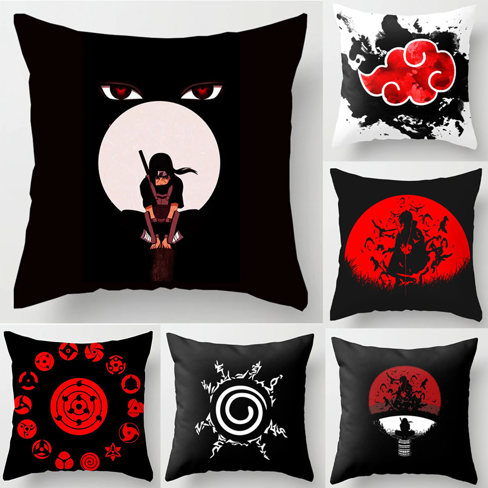 Naruto Headband Metal - Funda de almohada con estampado de