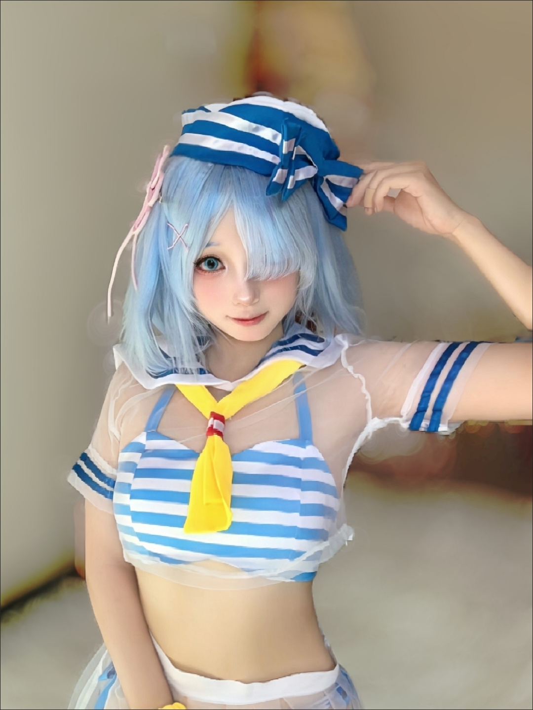 Anime Cosplay Re Zero - Disfraz de Cosplay de Rem de