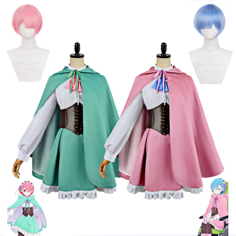 Anime Cosplay Re Zero - Disfraz Completo de Rem de Re:Zero