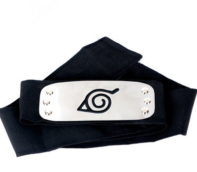 Naruto Headband Metal - Akatsuki Kakashi Konoha diadema Cosplay accesorios
