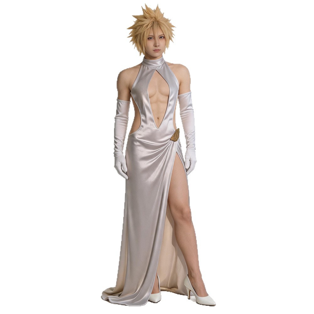 Disfraz de Cloud Strife de FF7 - Anime Cosplay Outfits Female reseña y precio