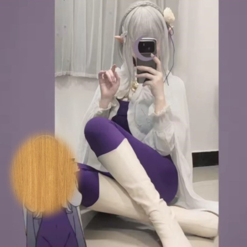 Nuevo disfraz de cosplay de Em - Anime Cosplay Re Zero reseña y precio