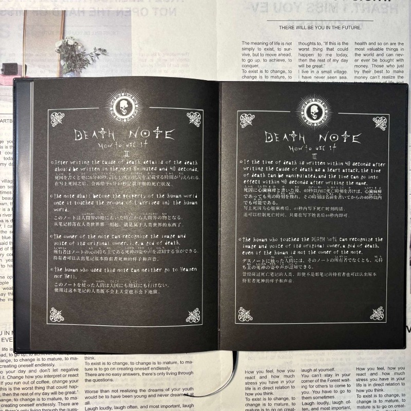 Nuevo Cuaderno Coleccionable D - Death Note Replica reseña y precio