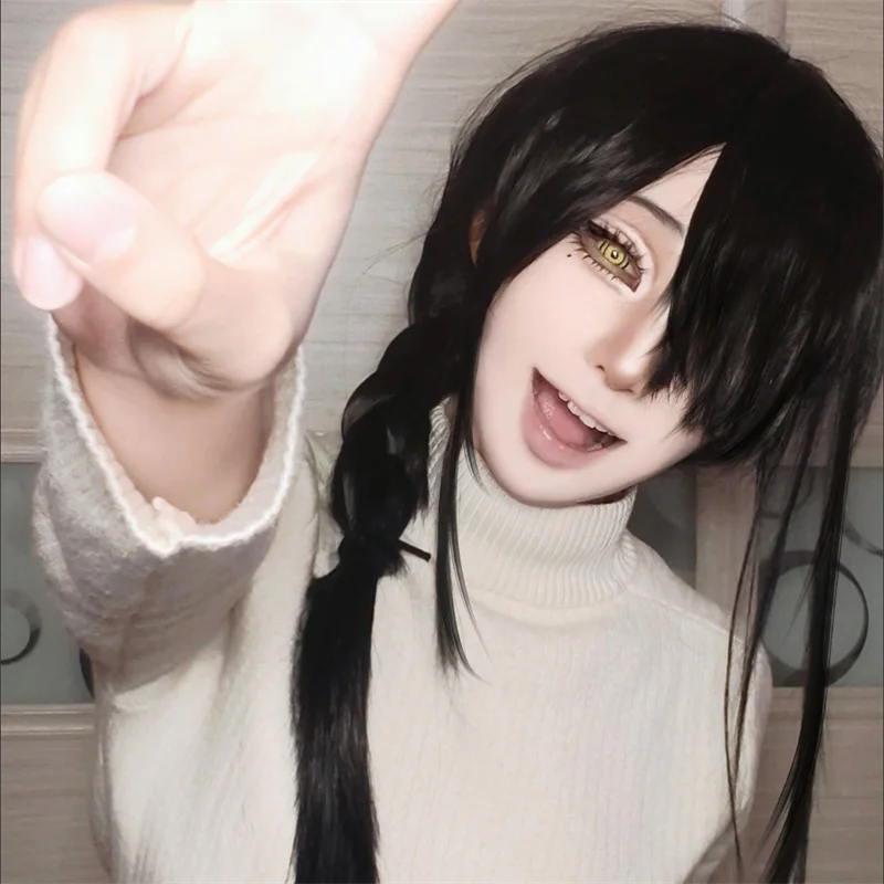 Peluca de motosierra de Anime  - Anime Cosplay Chainsaw Man reseña y precio