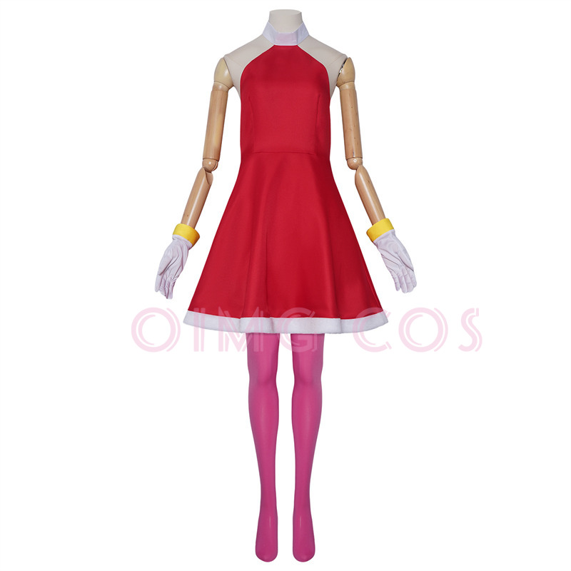 Disfraz de Cosplay de Amy Rose - Anime Cosplay Girl Costume reseña y precio