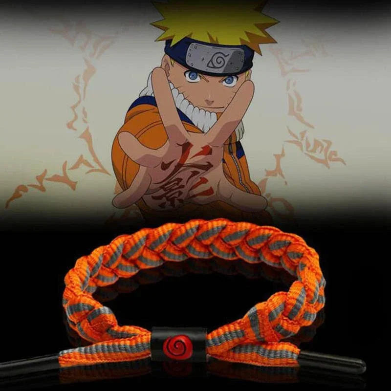 Naruto Anime tejido pulsera Uc - Naruto Headband Metal reseña y precio
