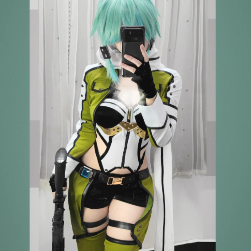 Disfraz de Cosplay de Sinon de - Anime Cosplay Sword reseña y precio
