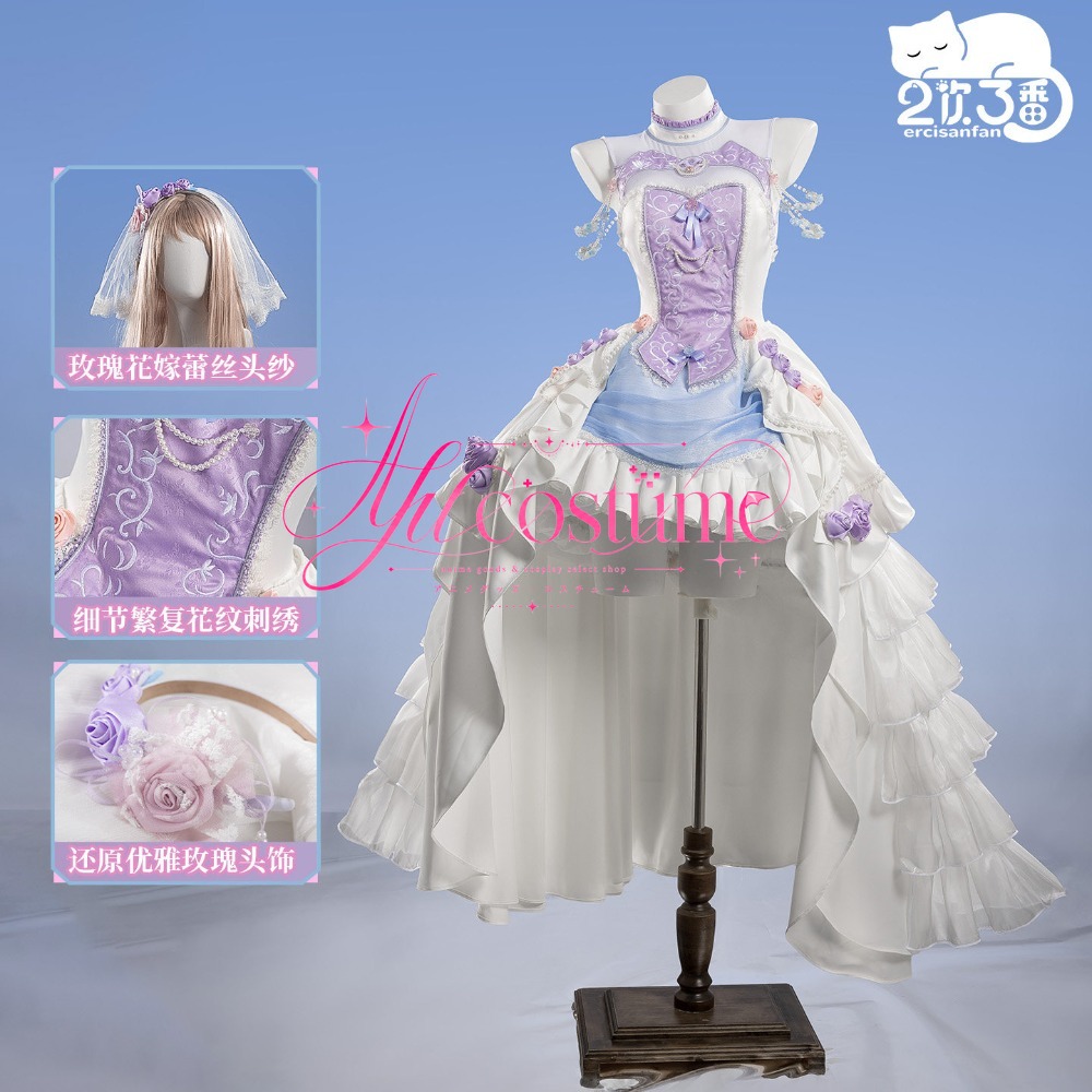 Disfraz de Cosplay de Emilia d - Anime Cosplay Re Zero reseña y precio