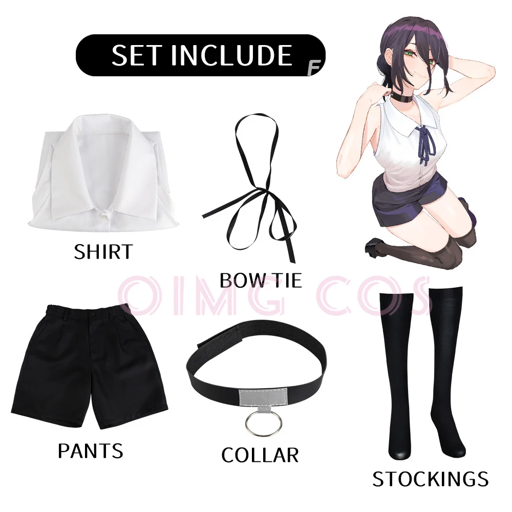 Disfraz de Reze para hombre, t - Anime Cosplay Chainsaw Man reseña y precio