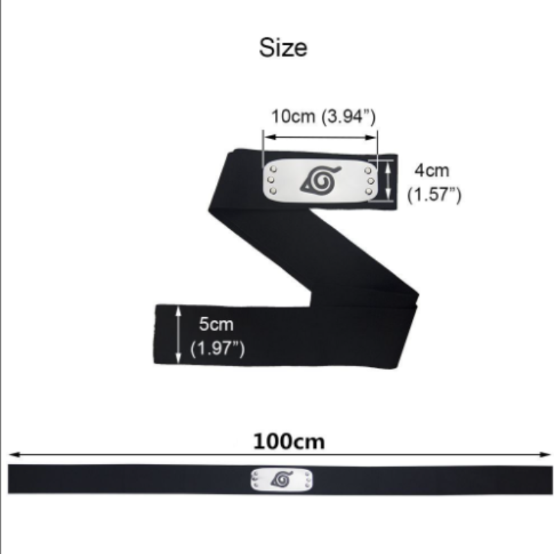 Protector de frente de dibujos - Naruto Headband Metal reseña y precio