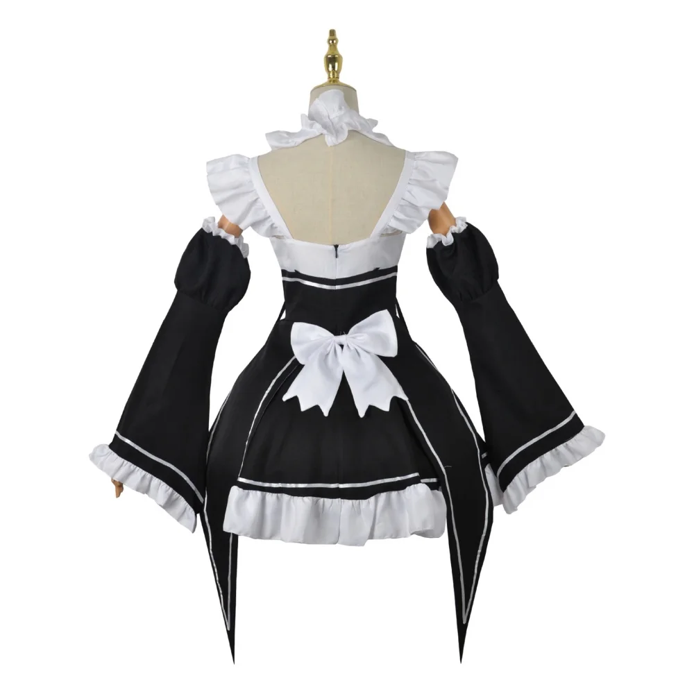 Disfraz de Anime Ram Rem Maid  - Anime Cosplay Re Zero reseña y precio