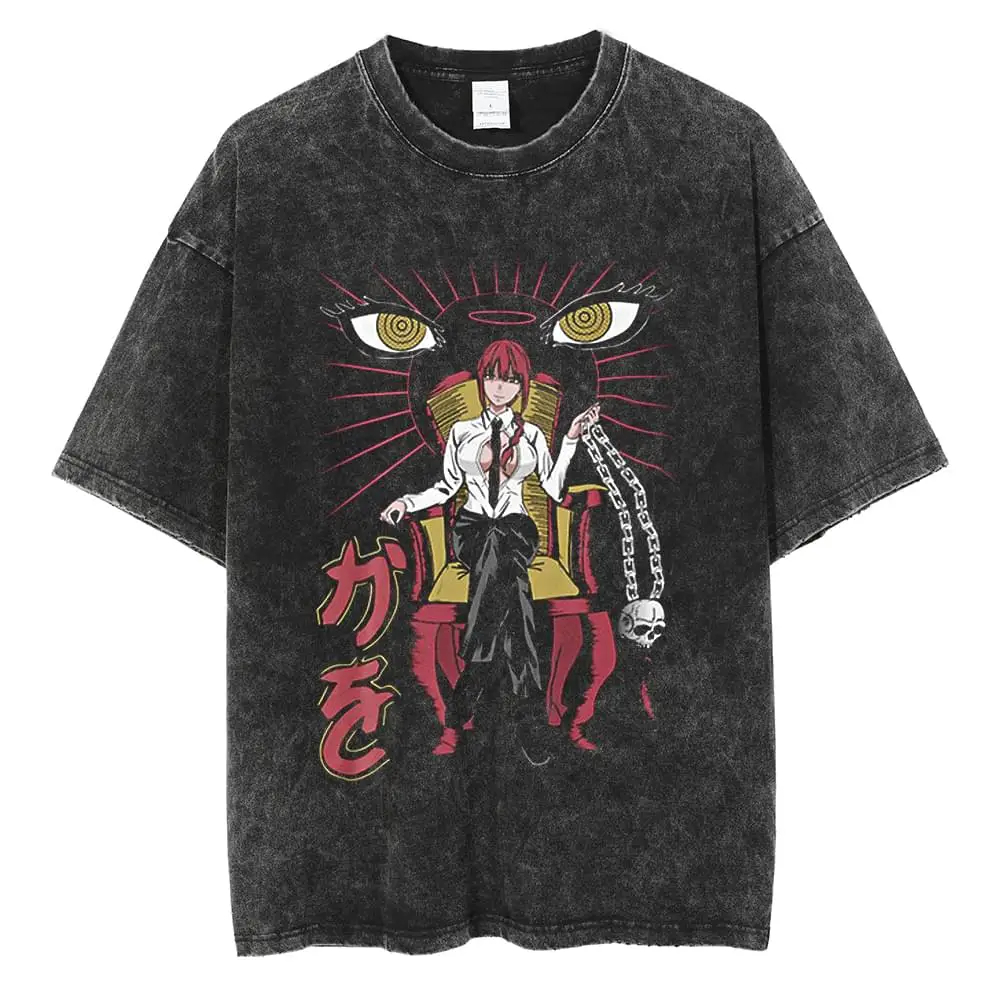 Camiseta Gráfica de Metal Blan - Anime Cosplay Chainsaw Man reseña y precio